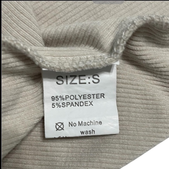 Long Creamy Tan Button-Up Cardigan with pockets - Picture 7 of 12